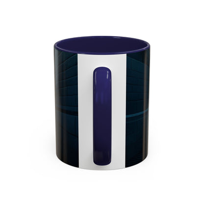 Elegant Cityscape Coffee Mug - 11oz highlighting vibrant colors and artistic design.