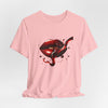 Red Lip Design Unisex Jersey Tee | Casual Wear, Trendy Shirt, Gift for Her, Summer Style, Statement Top