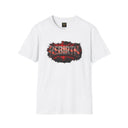 Rebirth Graphic T-Shirt — Distressed Red Flame Logo Tee
