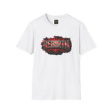 Rebirth Graphic T-Shirt — Distressed Red Flame Logo Tee
