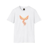 Phoenix Flame T-Shirt — Watercolor Rising Bird Tee