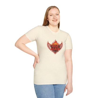 Rise Again Phoenix Wings Graphic T-Shirt