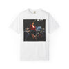 Back view of a model wearing Vintage Glamour T-Shirt, emphasizing its stylish design and comfortable fit.