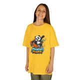 'Panda Power' Cartoon Skateboarding Panda Graphic  — Kids Tee