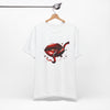 Red Lip Design Unisex Jersey Tee | Casual Wear, Trendy Shirt, Gift for Her, Summer Style, Statement Top