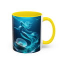 Mermaid Shell Accent Coffee Mug – Ocean Fantasy 11/15oz US
