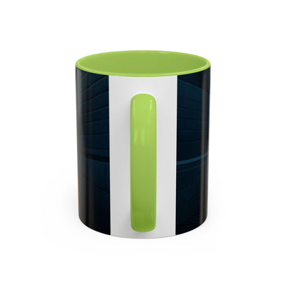 Elegant Cityscape Coffee Mug - 11oz presented in a stylish manner, perfect for daily use.