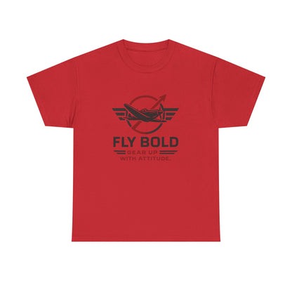 Casual setting with friends wearing the Fly Bold Graphic Tee during a weekend hangout.