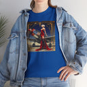 Art Deco Aviatrix Tee featuring vintage glamour plane graphic on a soft, breathable t-shirt.