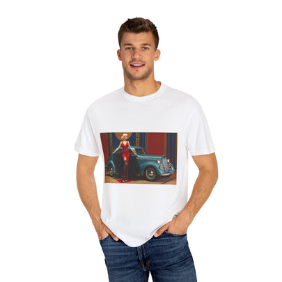 Unisex Retro Glamour T-Shirt displayed in multiple colors, ideal for fashion lovers.