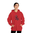 Soft and roomy Love Kiss Hoodie displayed on a stylish mannequin, showcasing its comfortable fit.