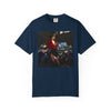 Vintage Glamour T-Shirt hanging on a rack in a clothing store, featuring trendy style for fashion enthusiasts.