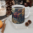 Retro Woman, A London Policeman, London Mug, Gift for Enthusiasts, Coffee Cup, Retro, Unique, Mug, Charm, Retro, London