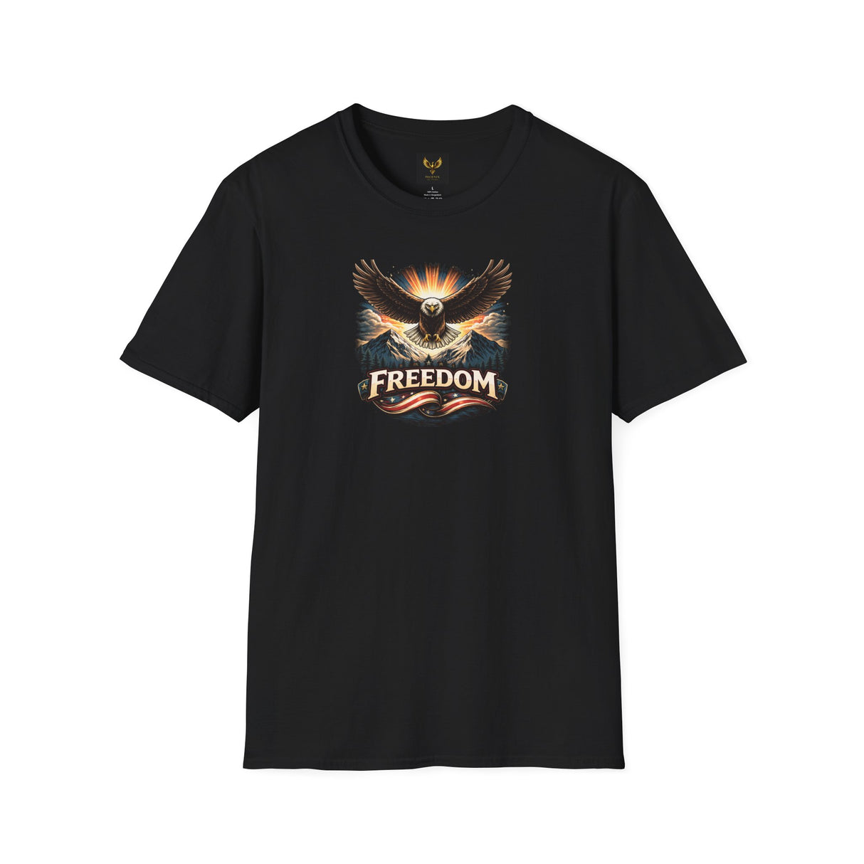 Freedom Eagle T-Shirt — Patriotic Bald Eagle Graphic Tee