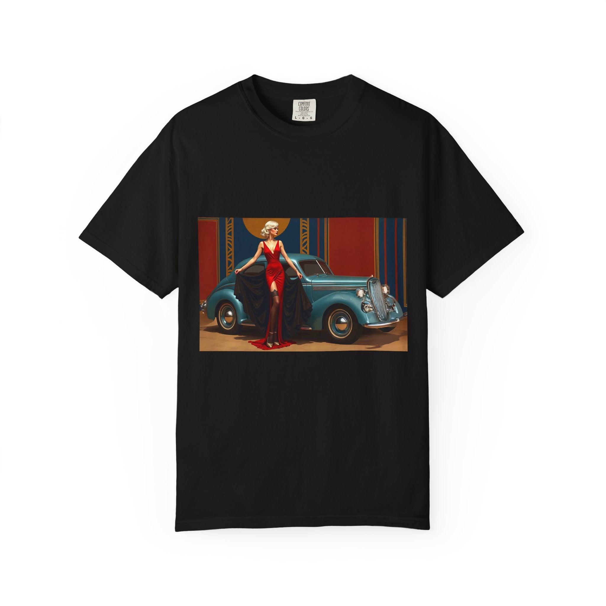 Trendy T-Shirt for Events paired with jeans, highlighting its casual elegance.