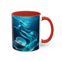 Mermaid Shell Accent Coffee Mug – Ocean Fantasy 11/15oz US