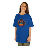 'Night Owl' Colorful Gamer Owl Graphic —  Kids Tee