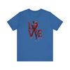 Love-Inspired For Him Jersey Tee, Romantic Gift, Couple's Apparel, Valentine's Day, Heartfelt Keepsake, Everyday Wear, Unique Art Tee