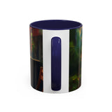 Overview of the Parisian Dream Coffee Mug - 11oz surrounded by snacks for a relaxing break.