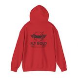 Multiple color options of the Fly Bold Hoodie available for aviation lovers.