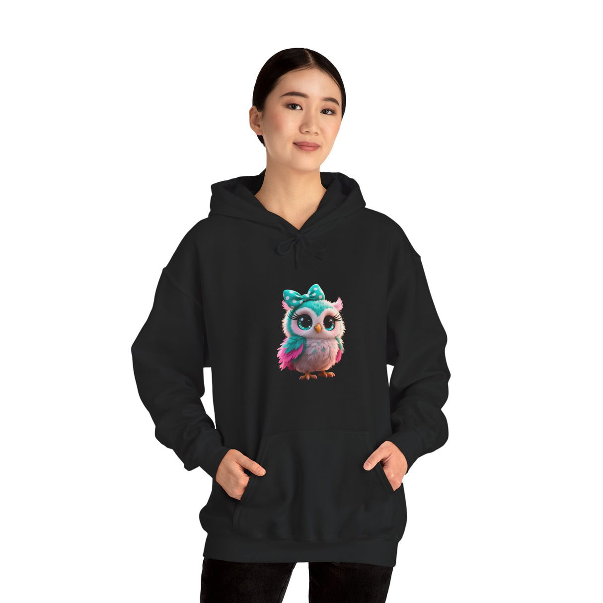 Chic and comfortable Graphic Hoodie, designed to pair effortlessly with jeans or leggings.