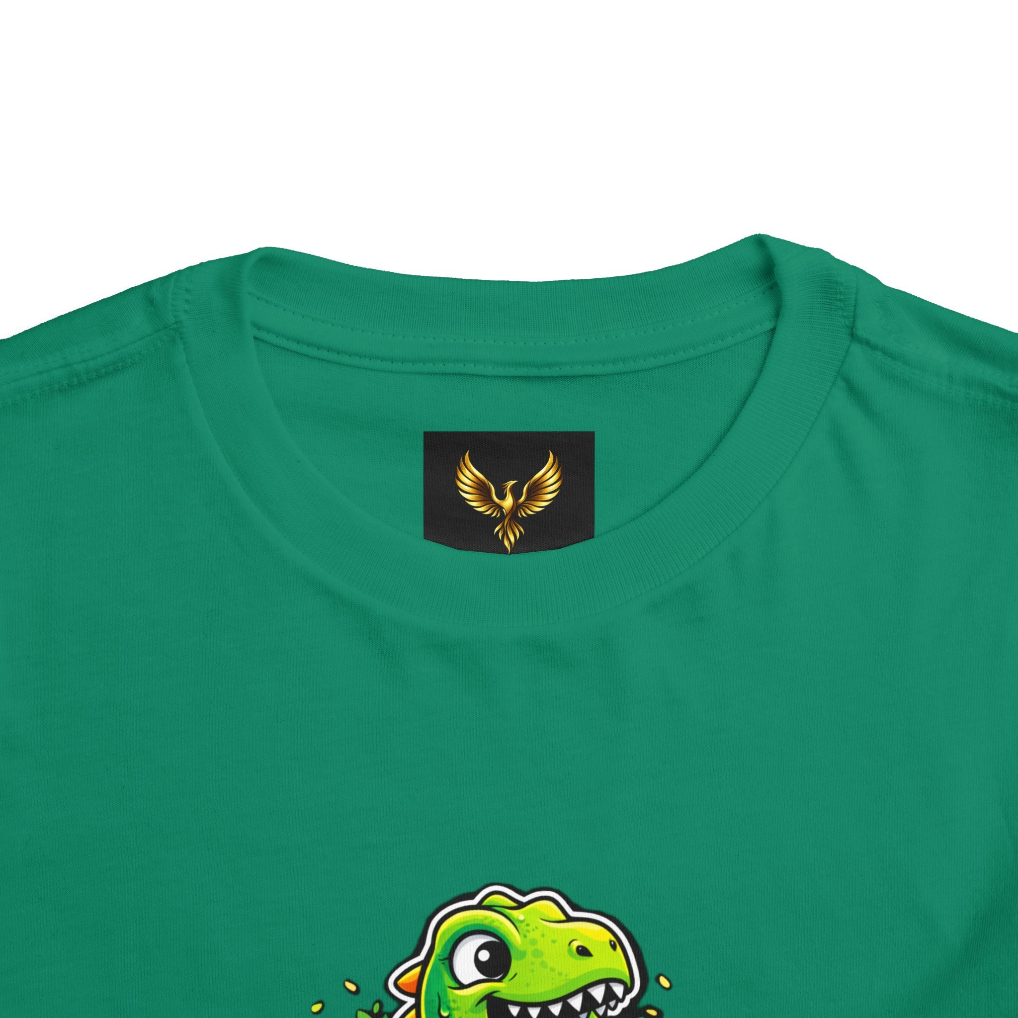 Little Adventurers Little Roarer Green Dino Toddler Tee