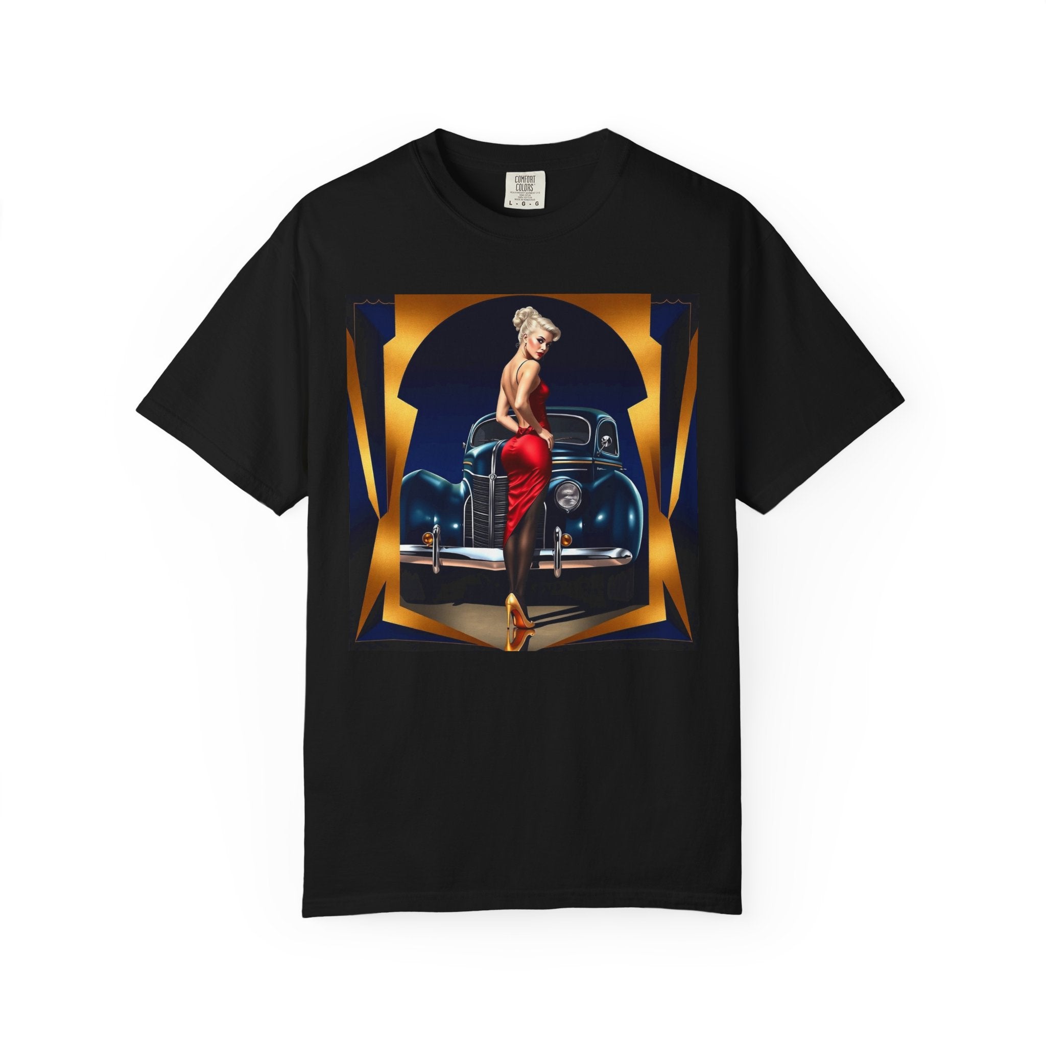 Stylish Glamour T-Shirt displayed on a mannequin, showcasing fit and comfort.